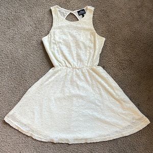Floral white dress